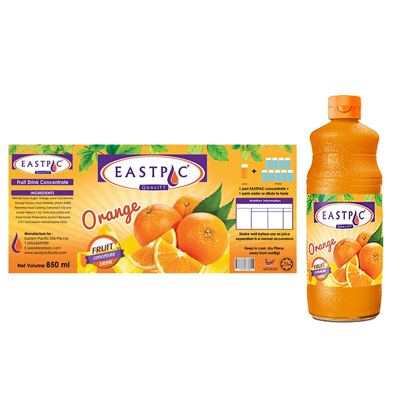 JUICE BOTTLE LABEL