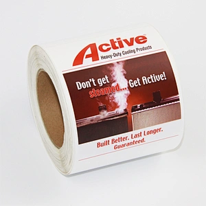 WHITE PP AUTO PARTS LABEL1