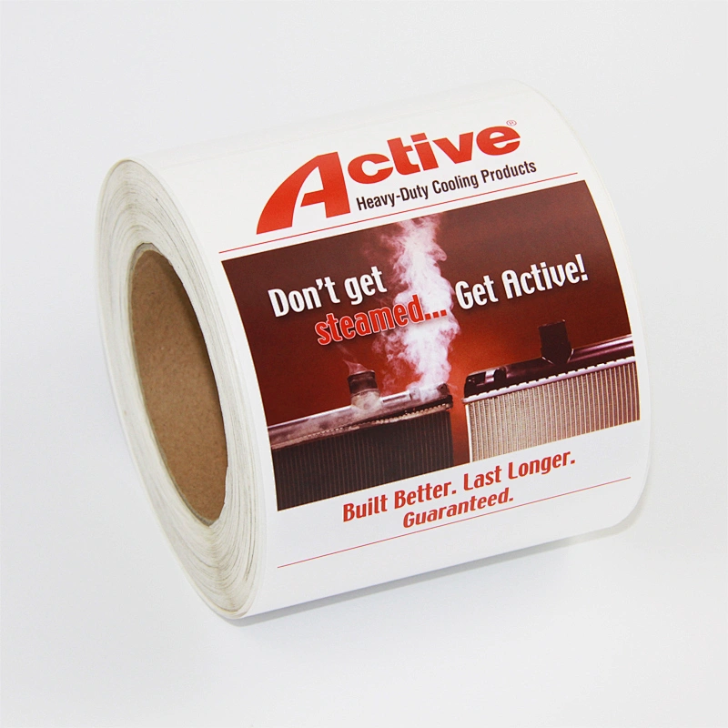 WHITE PP AUTO PARTS LABEL1