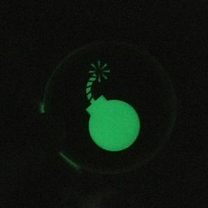 GLOW IN DARK GAME CARD