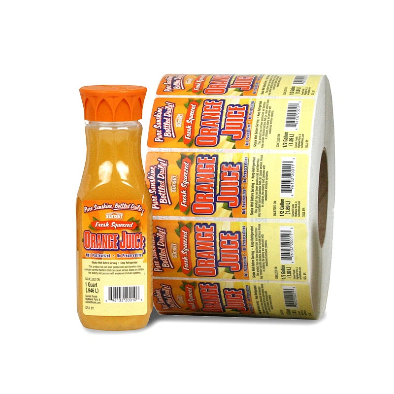 JUICE BOTTLE LABEL