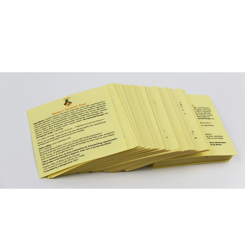 TRANSPARENT PP LABEL