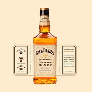 WHISKEY BOTTLE LABEL
