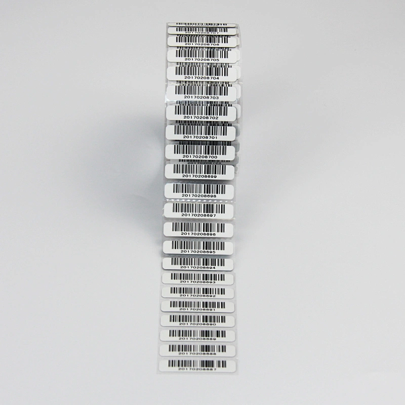 BARCODE VULCANIZED LABEL
