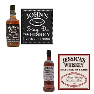 WHISKEY BOTTLE LABEL