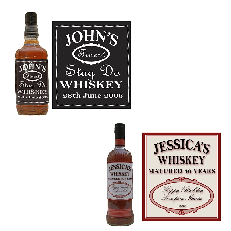 WHISKEY BOTTLE LABEL