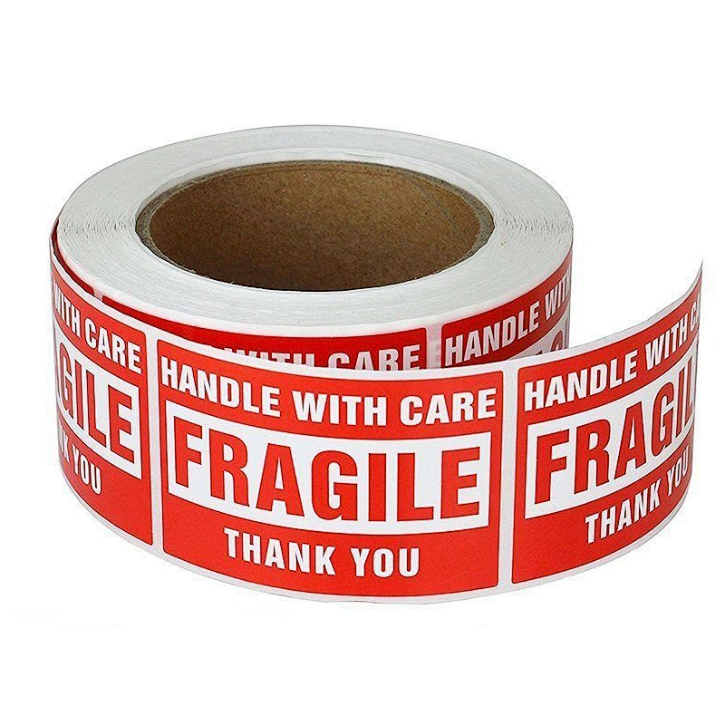 FRAGILE LABEL STICKER