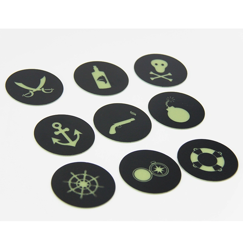 GLOW IN DARK GAME CARD