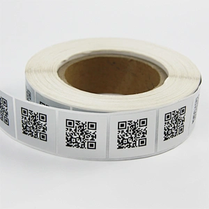 QR Code Asia Silver PET