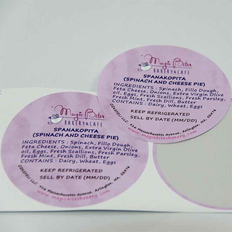 COFFEE PACKAGING LABEL