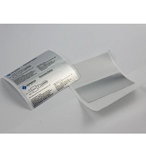 SILVERY PET LABEL
