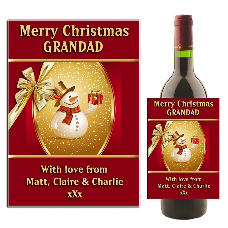 WINE BOTTLE LABEL