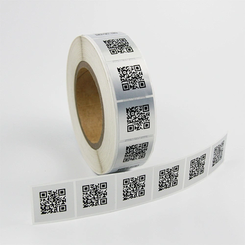 QR Code Asia Silver PET