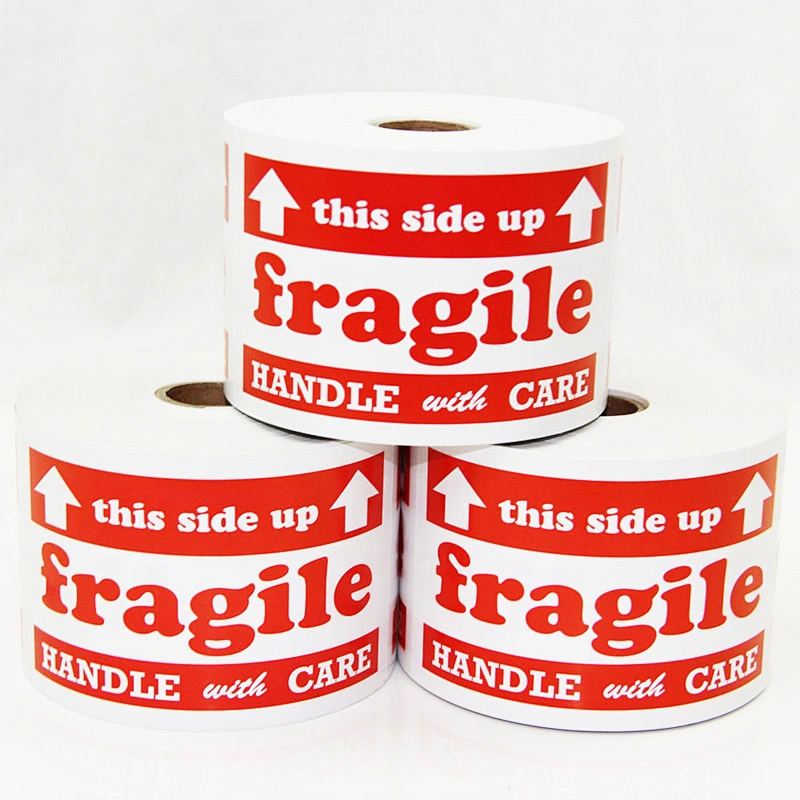 FRAGILE LABEL STICKER
