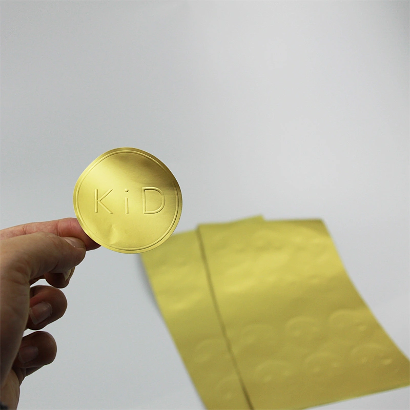 GOLDEN ALUMINUM FOIL LABEL