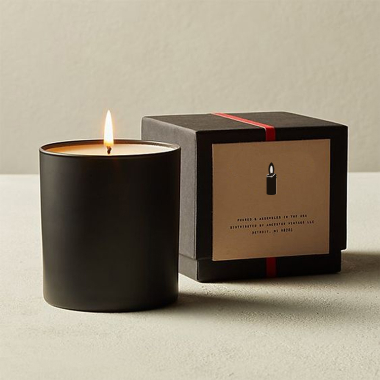lid and base style candle paper packaging