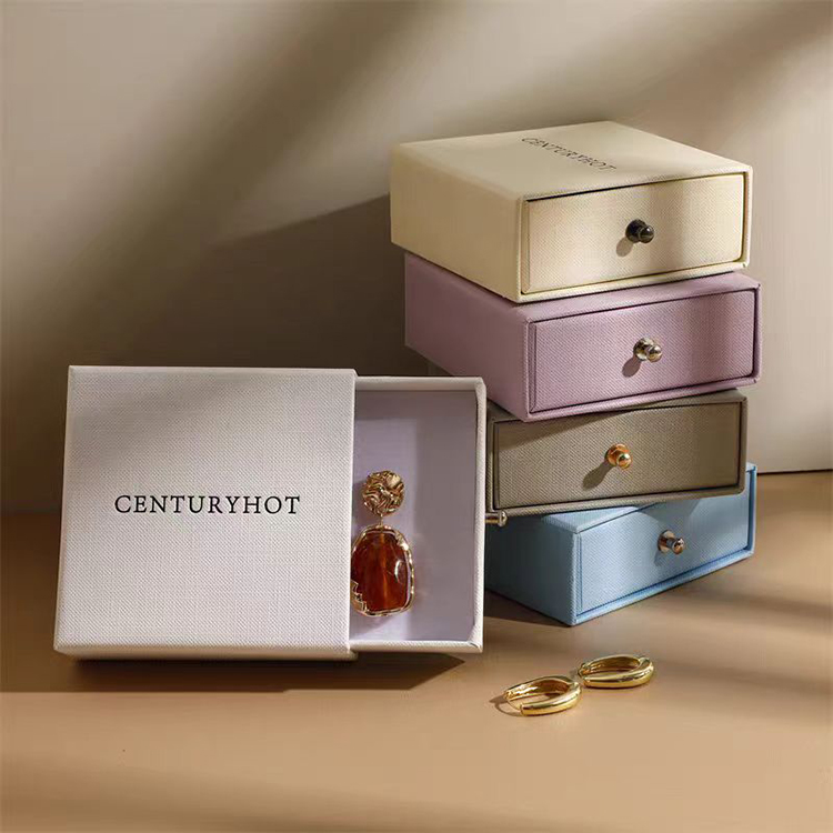 Packaging Slide Jewelry Boxes For Ring Necklace