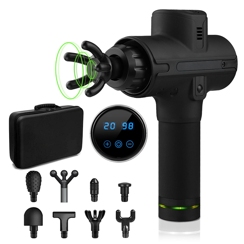 2020 New Design Brushless Massager Low Sound Vibration Muscle Massage Gun