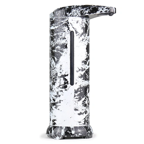 Hand Sanitizer Soap Dispenser Laser Original Metal Steel Stainless Logo Power Battery Time Finish Output