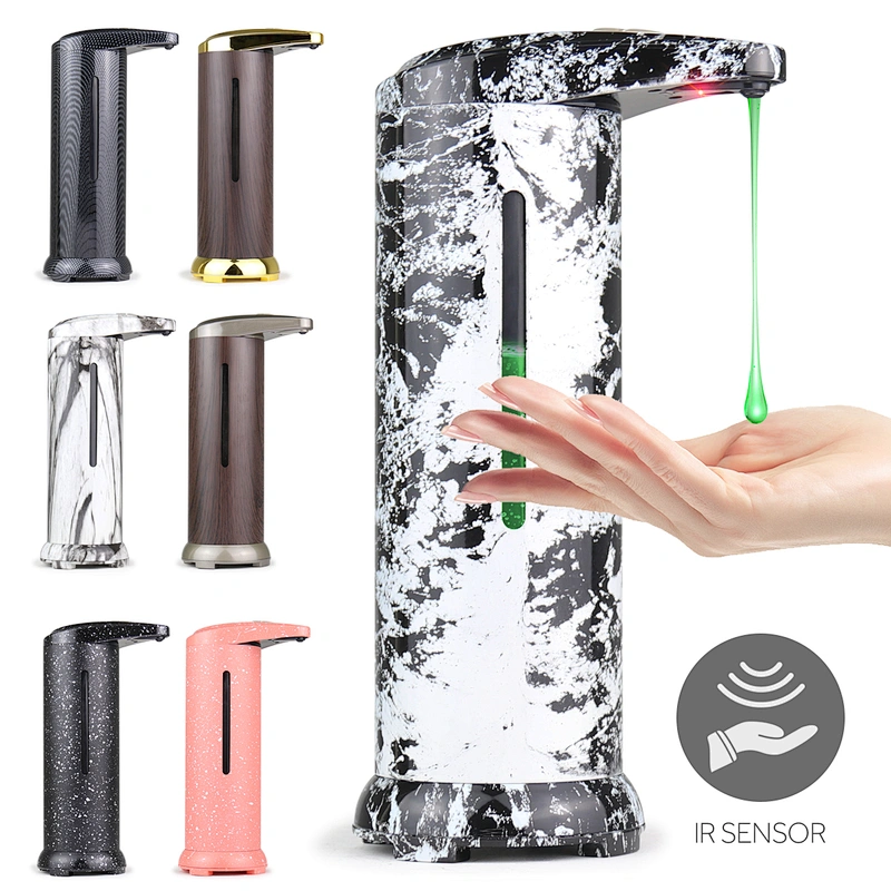 Hand Sanitizer Soap Dispenser Laser Original Metal Steel Stainless Logo Power Battery Time Finish Output
