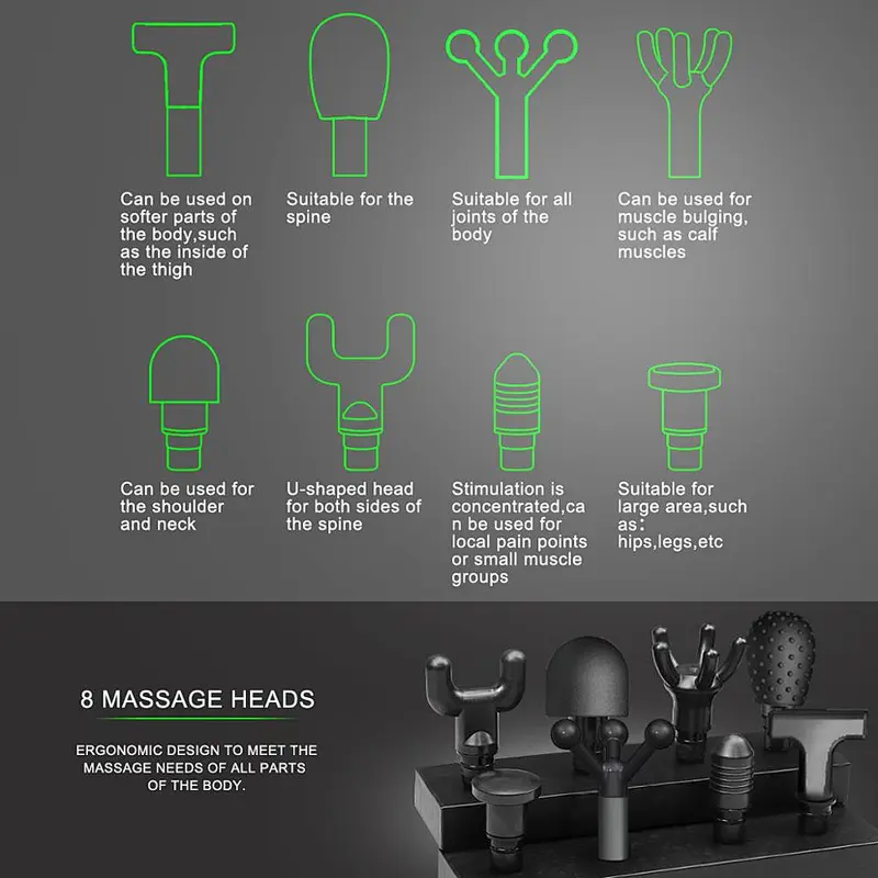 High Quality New vibration muscle massage gun deep tissue massage machines