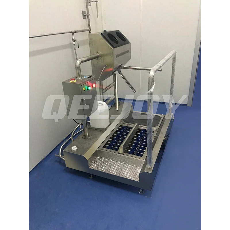 Automatic Cleaning Machine Hygiene Cleaning station combines hand sanitize with boots cleaning