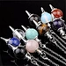 Fengshui decorations healing crystal ball pendulum for dowsing crystals