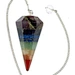 Wedding favors gifts guests chakra stones pendulum wholesale rainbow stone