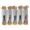 Natural Crystal Glass Gemstone Water Bottle Healing Hydrotherapy Cup
