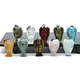 High quality chakra mix stone crystal angel pendant gemstone material necklace for wholesale