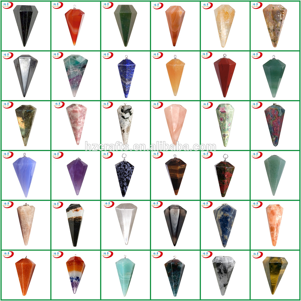 wholesale Gemstone Crystal Quartz Pendulums