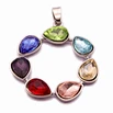 Hot sale handmade natural healing crystal chakra pendant for necklace