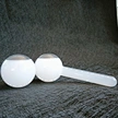 Global Supplier cool facial massage liquid white color ice globes glitter ice balls