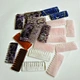 Comfortable crystal stone comb shape gua sha scraping massage tool for spa