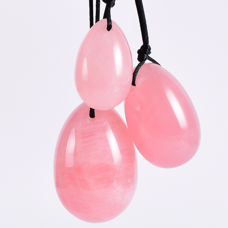 rose quartz eggs (3)