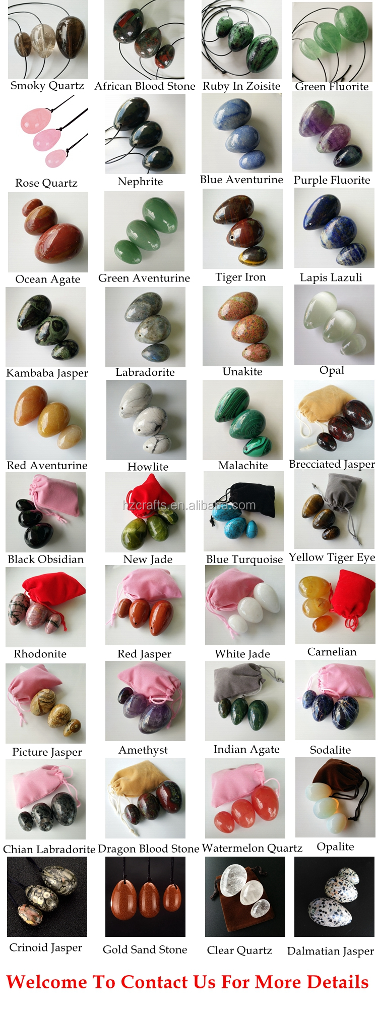 wholesale gemstone eggs