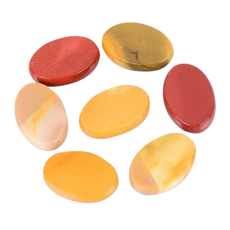 natural mookaite worry stone