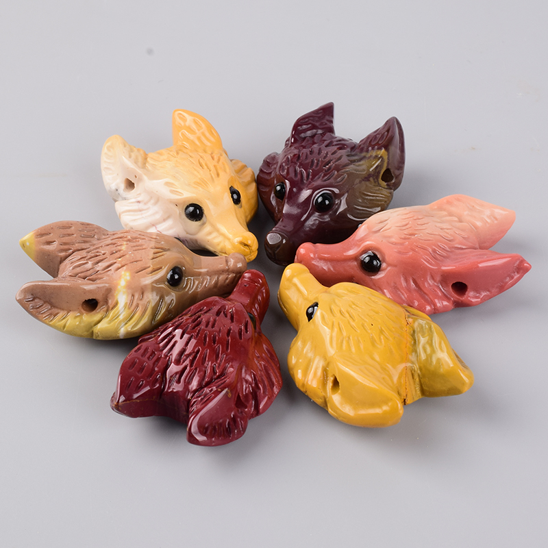 fox head pendant