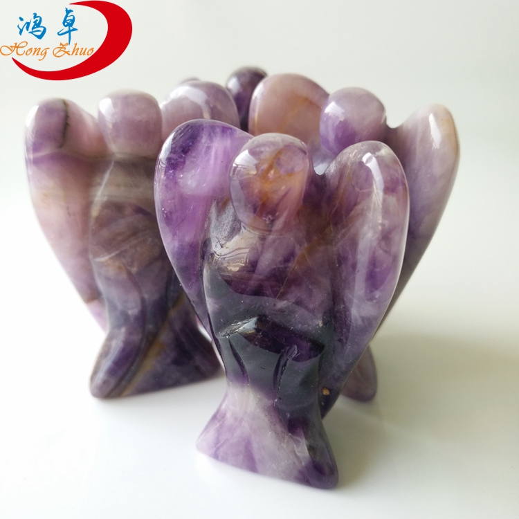 carved opalite angel