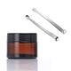 OEM Custom Logo Shilajit Hooked Spoon and Shilajit Glass Jar Metal Scoop Stainless Steel Spoons