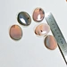 2023 Thumb stone Gray agate worry stone worry thumb stone worry natural thumb crystal healing gemstone worry