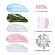 Hot Selling Natural Jade Stone Eye Cream Spoon Facial Cosmetics Spoon Custom Logo Crystal Face Makeup Spatula Mini Eye Skincare Cream Spoon