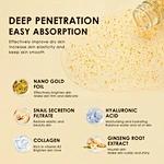 24k gold serum
24k gold face serum with Snail Essential anti-aging Collagen firming moisturizing
Private Label Skin Care Facial Serum 24K Gold Foil For Face Snail Mucin Repairing
