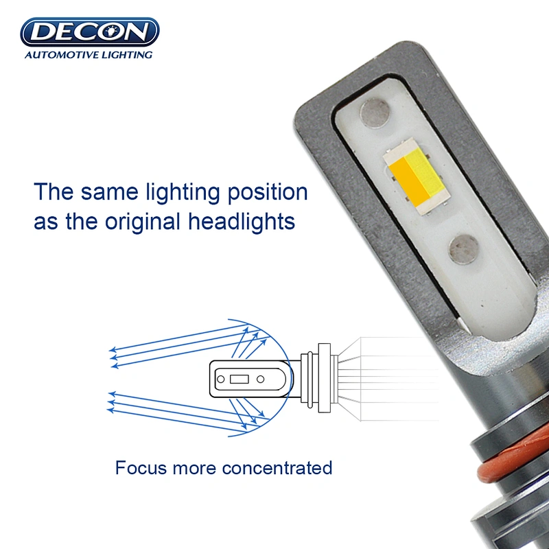 Dual Color White & Yellow LED Headlight Bulbs