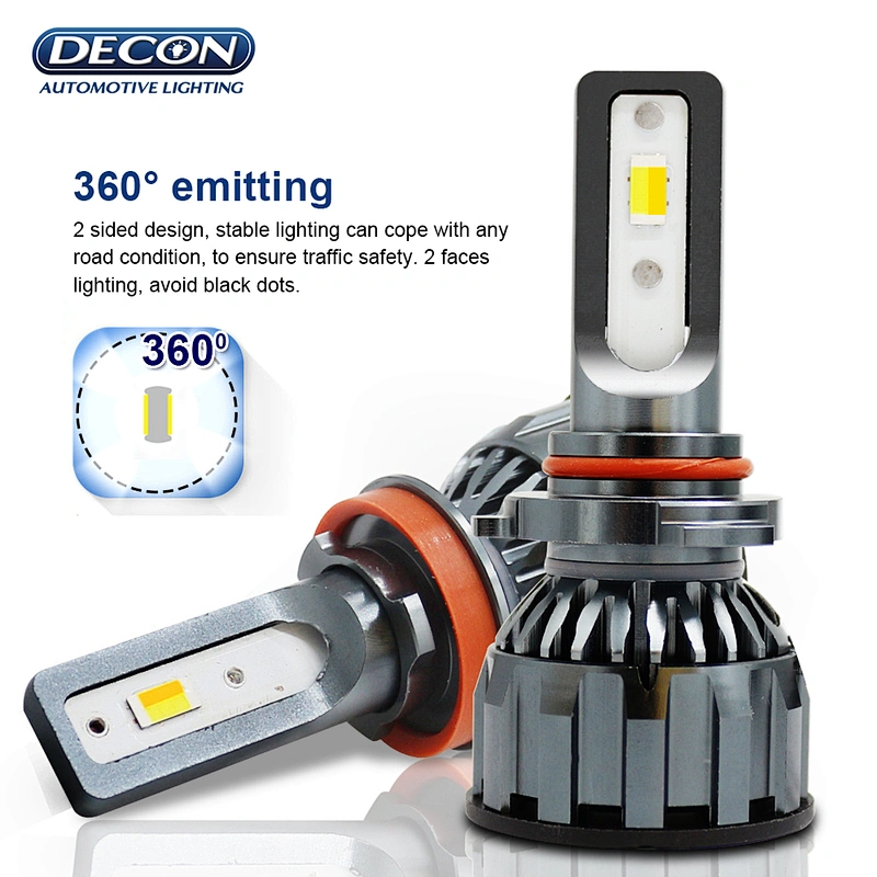 Dual Color White & Yellow LED Headlight Bulbs