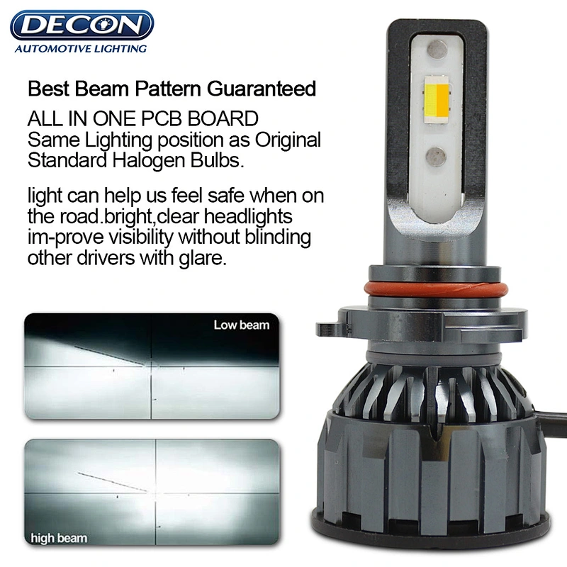 Dual Color White & Yellow LED Headlight Bulbs