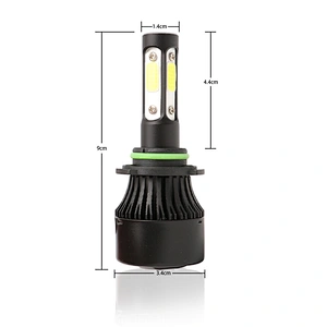 4 Sided LED chips X7 Headlight kit 6500K 72W 8000LM COB LED Headlamp