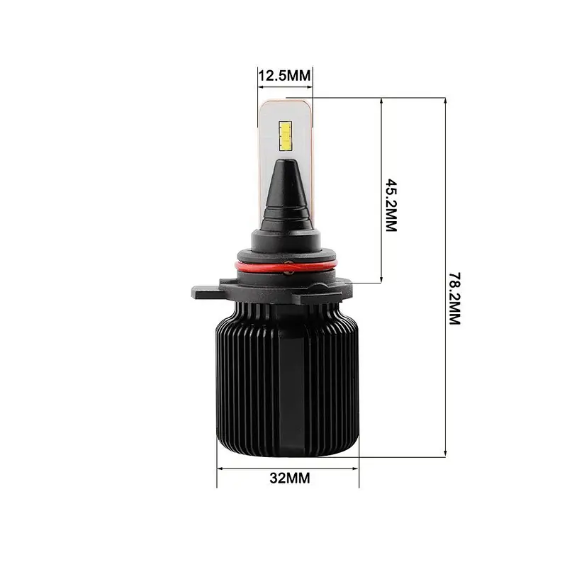 Super small J1 CSP no polarity All-in-One car LED headlight Conversion Kit