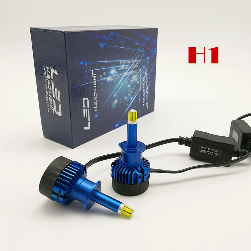 Super High Power 60W 8000LM CSP chip 360 Degree Car LED Headlight
