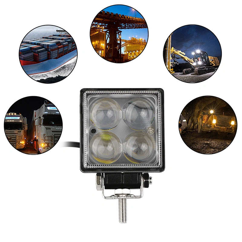 12W Square LED Work Light